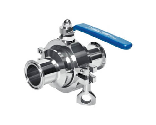 Clamp non-retention ball valve