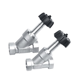 Manual angle seat valves