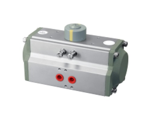 Horizontal pneumatic actuator