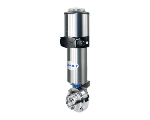 pneumatic butterfly-type ball valve+C-TOP