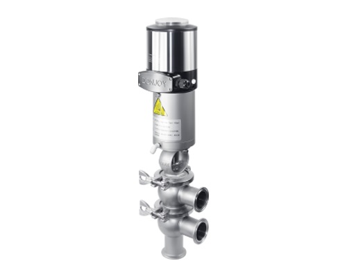 pneumatic reversing globe valve+ control unit