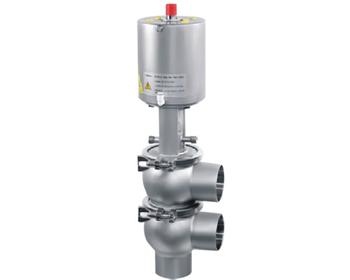 pneumatic reversing globe valve + steam sterilization