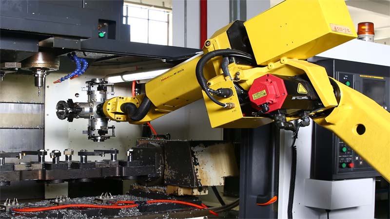 Robot production line