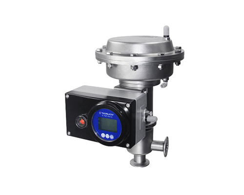 Film pneumatic aseptic control valve