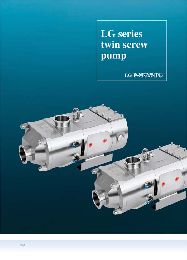 Twin screw pump