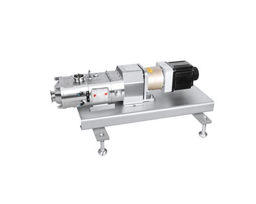 Twin screw pump with Servo motor