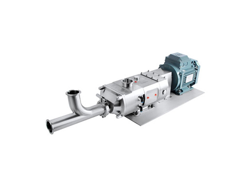 Twin-screw pump inlet tee