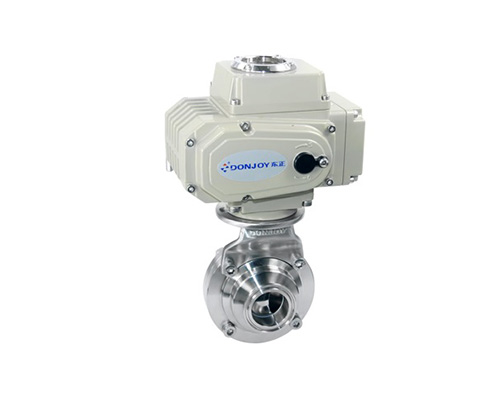 Electric butterfly ball valve