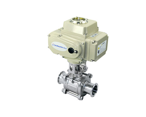 Electric non-retention ball valve