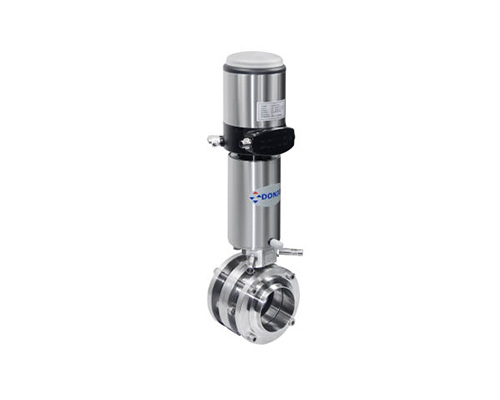 Regulation type pneumatic butterfly valve