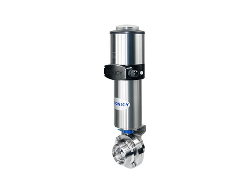 pneumatic butterfly type ball valve with C-TOP