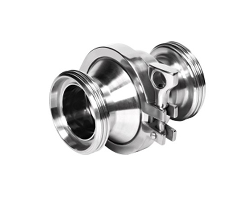 Check valve with clamp end