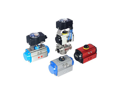 Horizontal pneumatic actuator