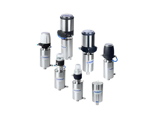 Vertical pneumatic actuator