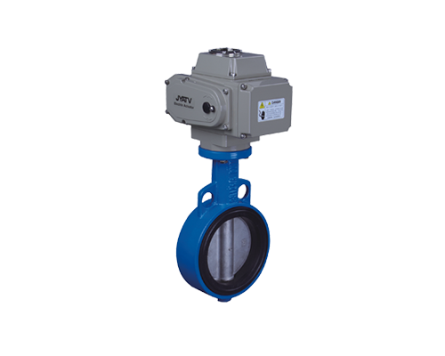 Electric wafer butterfly valve