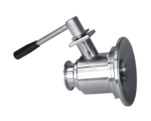 Pneumatic tank bottom ball valve