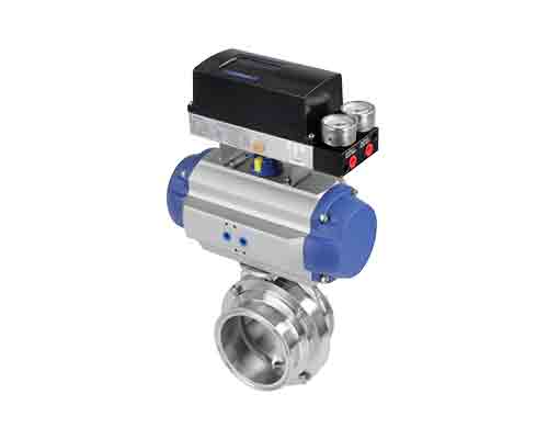 Proportional adjustment butterfly valve