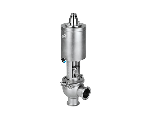 Membrane aseptic single seat valve