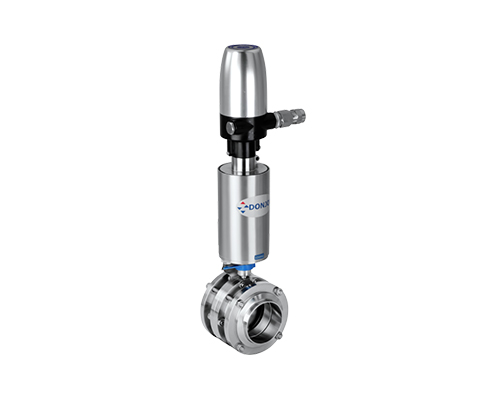 Regulation type pneumatic butterfly valve