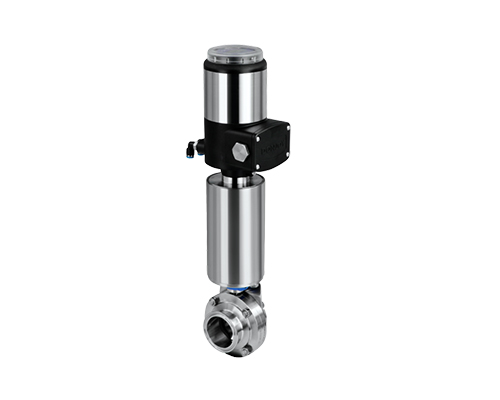 Proportional regulating butterfly valve