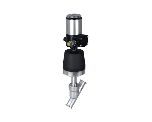 Regulating angle seat valve
