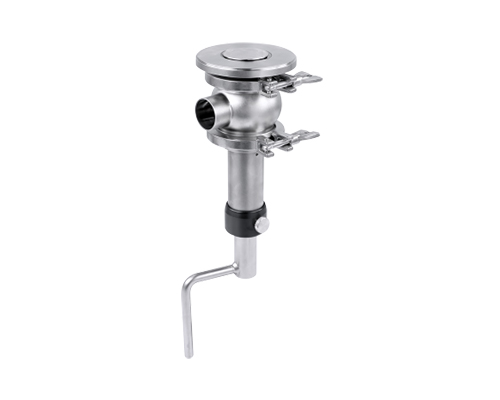 Manual tank bottom valve