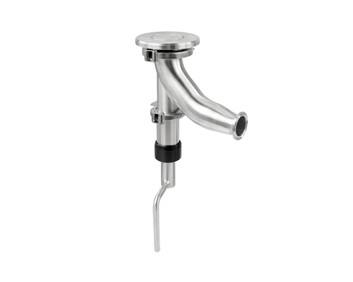 Manual tank bottom valve
