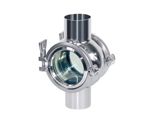 Four-way sight glass