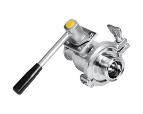 Middle clamp non-retention ball valve