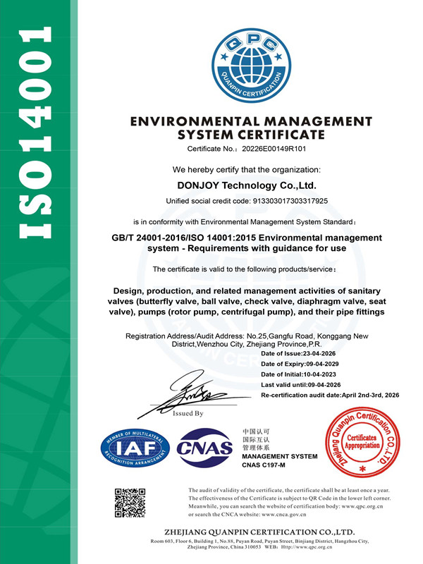 ENVIRONMENTAL MANAGEMENT SYSTEMCERTIFICATE